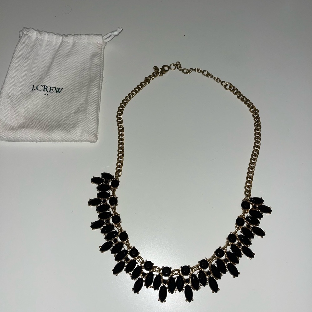 Black JCrew Statement Necklace